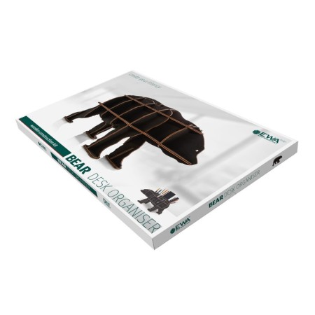 The prefabricated model, the desktop organizer "Bear", black, Ewa Design-2