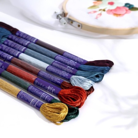 Set of threads of Muline "Celtic motifs", 8 ± 0.5 m, 8 pcs