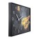 Carty clock is wall-mounted, interior "hand", 57 x 35 x 4 cm, silent