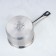 Stear, 2 l, d = 16 cm, h = 10 cm, metal cover, triple bottom, induction, silver color