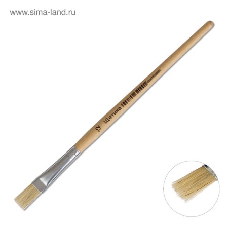 Brush brush No. 12, flat
