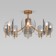 Classical ceiling chandelier ROCCO, 40W, E14, 83x83x47 cm
