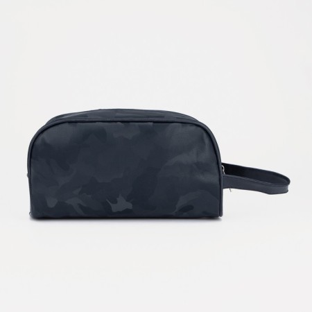 Lightning cosmetic bag, external pocket, blue color-1
