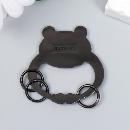 Keychain-keyword metal "Frog-bexor-Games ended" 4.8x4.6 cm-3