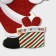 Decorative decoration (suspension) "Santa Claus with a gift" 42.5x32 cm