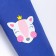Pants for a boy, dark blue color, height 74 cm