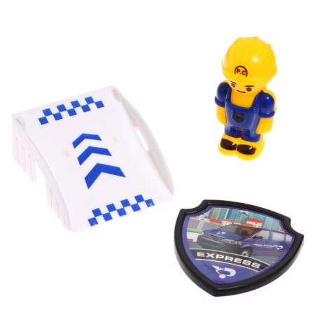 Set of game "Construction equipment", machines 12 pieces, road signs, playing field-2