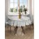 The tablecloth “Marble waves”, round, Saten, d = 150 cm