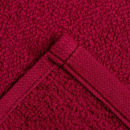 A set of terry decorative napkins Ethel "View 2" 30x30cm-3pcs, burgundy color, 100% cotton-3