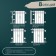 Tropic 500x80 mm radiator aluminum, 8 sections