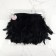 Tesma with feathers turkey, 13-17 cm, 5 ± 0.5 m, black color