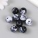 Beads for creativity plastic "Divorces. Blacks" D = 1.6 cm set of 20 g