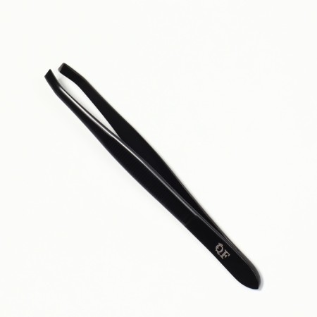 Pinzet "Premium" straight, narrow, 9 × 0.6 cm, on the blister, black color-3