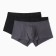 Set of men's panties boxers (2 pcs), black color/graphite, size 52 (xl)