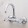 Kitchen mixer "RMS" SL119-362, wall, two-wound, zinc, chrome