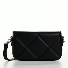 Bag Cross-Bodi with a zipper, black color