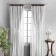 Set of curtains "Milli", size 2x140x270 cm, brown color