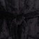 Unisex bathrobe Lovelife "Hygge" color Black, One Size, microfiber, 100% p/e, 250 g/m2