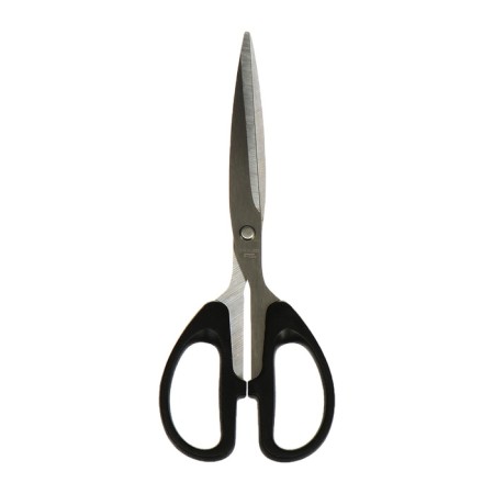 Chancellery scissors 19.0cm office plastic handles, euro suspension-1