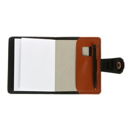 Notebook with A7 handle, 72 sheets to the ruler, Combined PVC cover with a button fastener-3