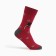 Male socks (2 pairs), burgundy/black color, size 44-45