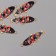 Decor for creativity Metal, enamel "Colored fish" 3.5x1.5 cm