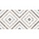 Tile facing ornament Siluet GT White, GT123VG 50x25