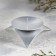 Climber "Asterisk" Metal for one candle, 9x3.5 cm, silver