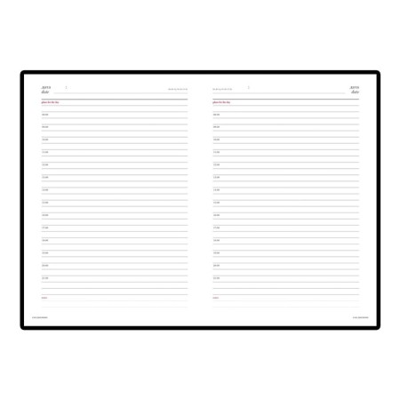 Diary Leduced A5+, 136 sheets of Sidney Nebraska, solid cover, artificial leather, gold cut, golden corners, blue-2