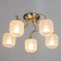 Cell chandelier Betty 5x40W E14 chrome 54x54x29 cm