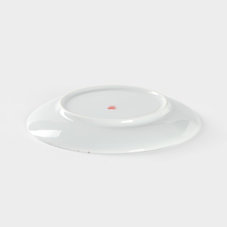 Porcelain plate "Points", D = 17.5 cm-2