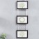 Triple photo frame on braid L-4 10x15 cm Wenge (plastic screen)