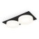 Lamp built -in spot Ambrella techno spot techno TN1319 with acrylic, GU5.3, Black sand, white matte