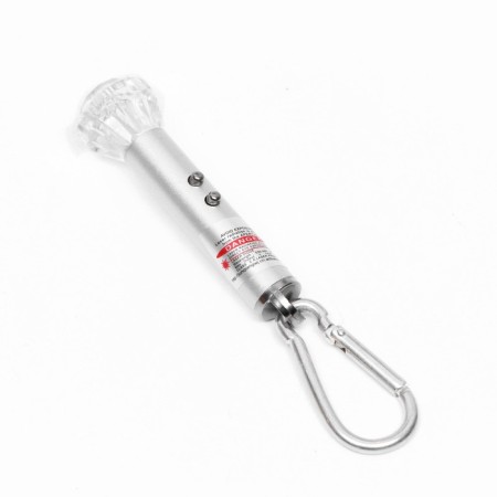 Laser pointer, with carbine, 3 LED, 3 modes, 3 x 7.3 cm-1
