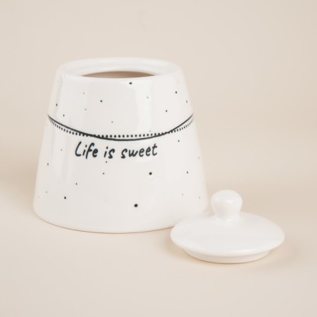 Porcelain Sugar Sl Home "House", 180 ml, 9 × 7 cm, white color-2