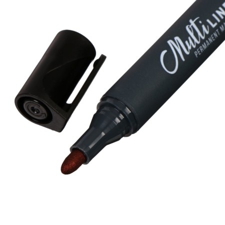 Permanent marker 3.0 mm Berlingo "Multiline PE300" Black, bullet-2