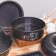 The form for baking the share "Elin. Circle ", d = 24 cm, removable bottom, anti -stick coating, black color