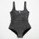 Women's swimsuit Minaku, black color 42