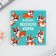 Gift set: notebook coloring and wax crayons "Corgi"