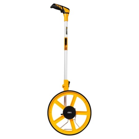 Measuring wheel Deli DL330112 104527, folding, D = 300 mm, 0.1 mm, ± 0.5%, 9999 m-1