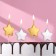 Candles in the cake on the skewers "Stars", 2.6 cm, 25 g, set 4 pcs
