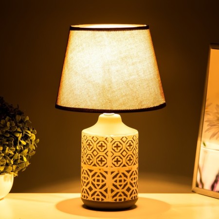 HELP lamp 16009/1 E14 40W white-chocolate 24x24x40 cm Risalux-2