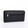 Women's wallet on a magnet, black color