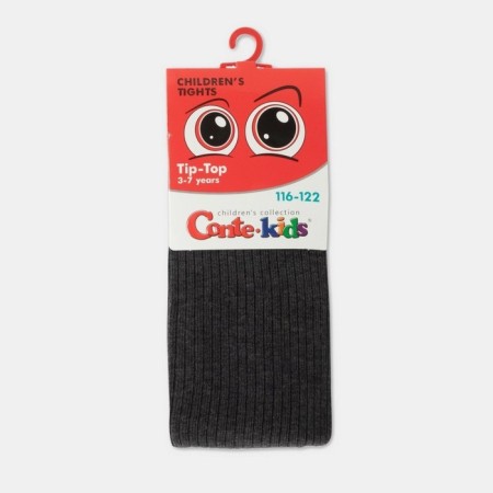 Children's tights in the Raid CONTE KIDS TIP-Top, height 152-158 cm, dark gray color-1