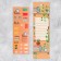 Paper stickers on the “Do not forget” substrate, for a diary 6 × 21 cm