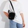 Youth bag with lightning, 1 outer pocket, black color
