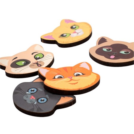 Game table memo "cats" Far form Land Wood (24 chips in a box)-4