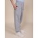 Pants for boys, height 134 cm, gray color