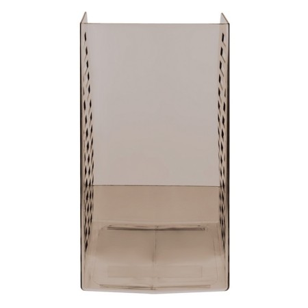 Paper tray, vertical, Stamm XXL, tinted brown, width 16 cm-6