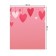 Tables on the table "Decoration of hearts", rectangular, oxford, size 120x145 cm